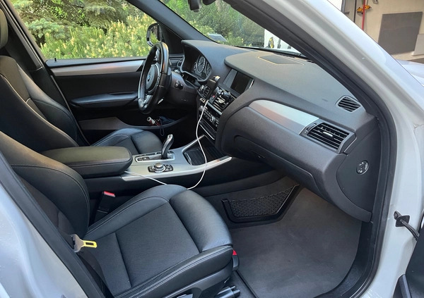 BMW X3 cena 109000 przebieg: 94000, rok produkcji 2016 z Warszawa małe 232